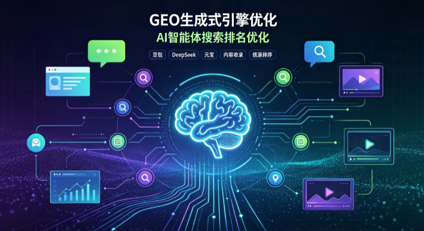 自贡GEO 浪潮来袭：生成式引擎优化崛起，创作者争抢豆包、DeepSeek、元宝智能体流量入口